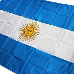 Bandera Argentina con Sol (0 75 x 1,20) - comprar online