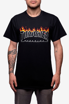 Remera Thrasher Scorched Outline 72030