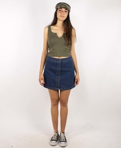 Pollera YTQ Denim Coco Button 20/2410
