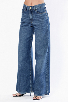 JEAN OXFORF SUPER WIDE BLUE