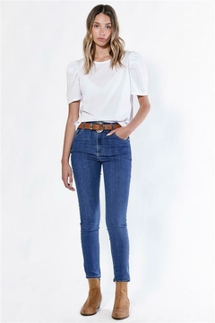 JEANS POCKET MEMORY AZUL GASTADO - comprar online