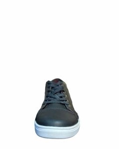 ZAPATILLA CON CIERRE CUERO NEGRO CD811 - comprar online