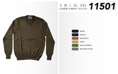 11501-000 CLASSIC V NECK SWEATER