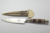 Cuchillo con cabo Trenzado en 24 Tientos con detalles en Alpaca (Cod: 27/6)