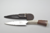 Cuchillo con cabo en Madera especial y detalles en ciervo, hoja Libertad AC 440. (Cod: L07)