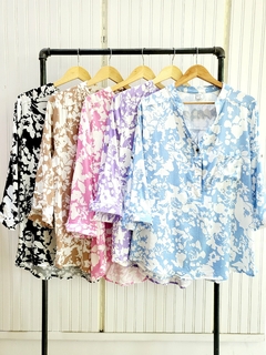 CAMISOLA MAO 3/4 (FLORCITAS)