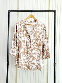 CAMISOLA MAO 3/4 (FLORCITAS) - tienda online