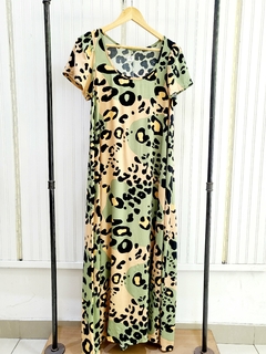 VESTIDO LARGO EVASE M/C (ANIMAL PRINT, multi) en internet