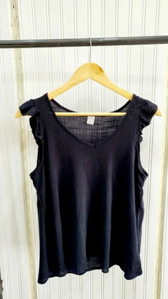 MUSCULOSA DE LINO LISO - tienda online