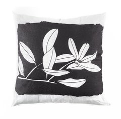 Almohadón de lino magnolia de lino impreso - comprar online