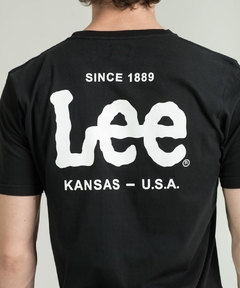 REMERA M/CORTA LEE LOGO ATRAS