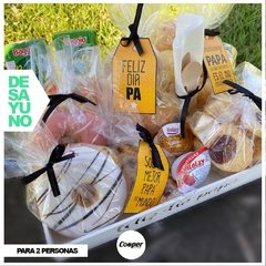 CAJA CLÁSICA DE DESAYUNO PARA 2 PERSONAS (PAGO A CONVENIR EN 3 CUOTAS)