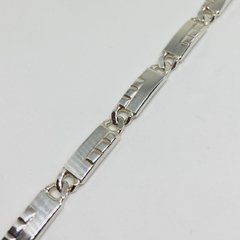 Fina pulsera para hombre de plata - comprar online