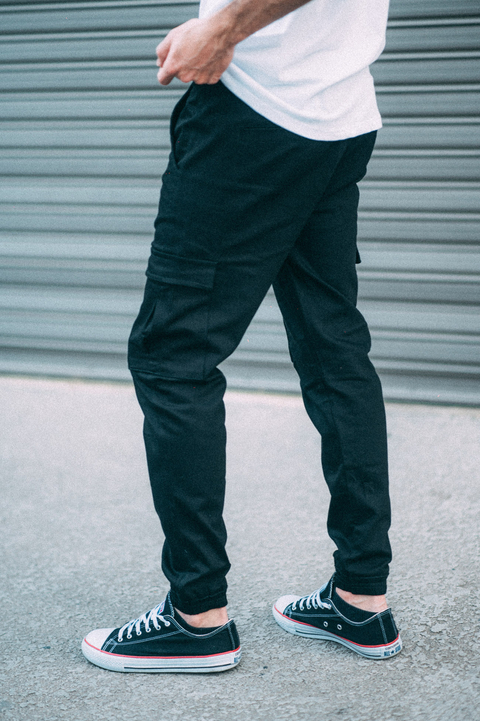 JOGGER CARGO GABARDINA