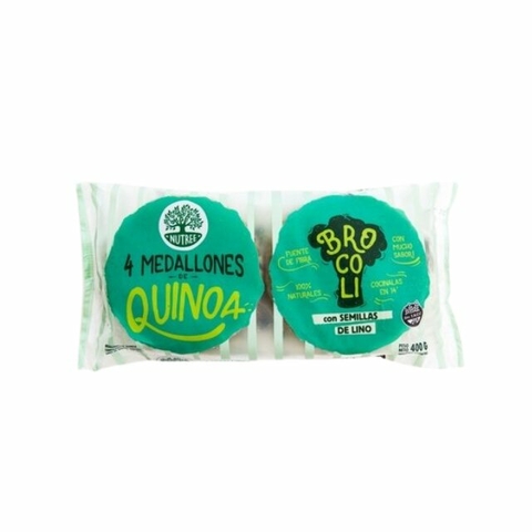 NUTREE Quínoa y Brócoli Medallones x 4 unid SIN TACC