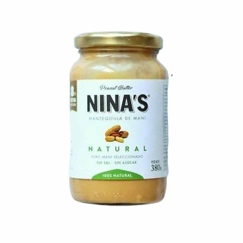 Mantequilla de Maní NINA'S SIN TACC x 380 gr