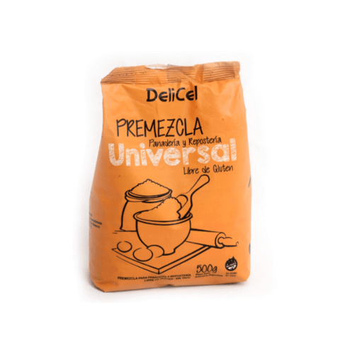 Premezcla Universal (panadería y repostería) x 500 grs DELICEL - SIN TACC