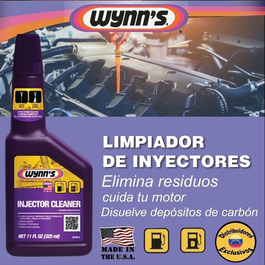 Limpia Inyectores Gasolina WYNN'S 325ml