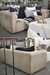 A4 Sofa POP tapizado en terciopelo color vison 200x100