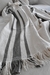 A10 Manta MANHATTAN rayas beige, negro o gris 140x160 - Loly Albasini