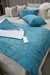 T2 Manta pie de cama SEA 200x80 con almohadones