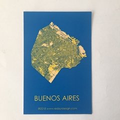 MAPAS DE BUENOS AIRES AZUL AMARIILO. Arq. Laura P. Arizmendi - comprar online