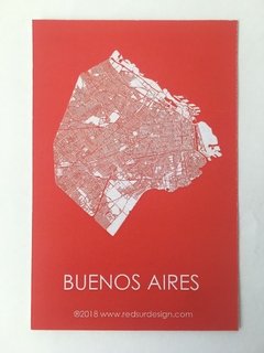 MAPAS DE BUENOS AIRES ROJO - Arq. Laura P. Arizmendi - comprar online