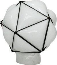 Blown Glass Blanca Opal Geometrica - Arq. Gustavo Moreno - comprar online