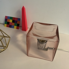 Cubo Velador Transparente Rosa - RED SUR design