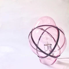 Blown Glass Transparente Rosa - Arq. Gustavo Moreno