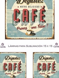 CAFE DEGUSTEZ SU091 - SUBLIMACION A4