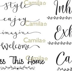 "HOME SWEET HOME" -VINILO DE CORTE LETTERING - comprar online