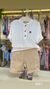 CONJUNTO MASC BATA E BERMUDA 1-3 - 3305