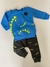 Conjunto moletom baby roar azul Livy