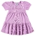 VESTIDO FEM EM MALHA WAFFLE LAVANDA - 10113