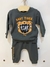 Conjunto moletom Tiger Livy baby cinza chumbo