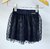 Short saia tule preto - comprar online