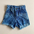 Short jeans strass