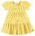 VESTIDO FEM EM MALHA WAFFLE AMARELO - 10113