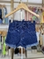 Short jeans cinto escuro