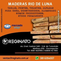 Madera para Obra. Tablas 1"x6"x3m