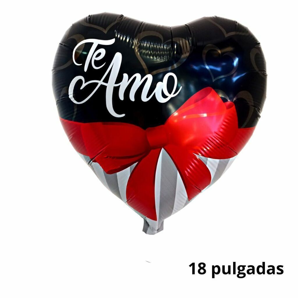 Kit Combo Globos Oso San Valentín Corazón Amor