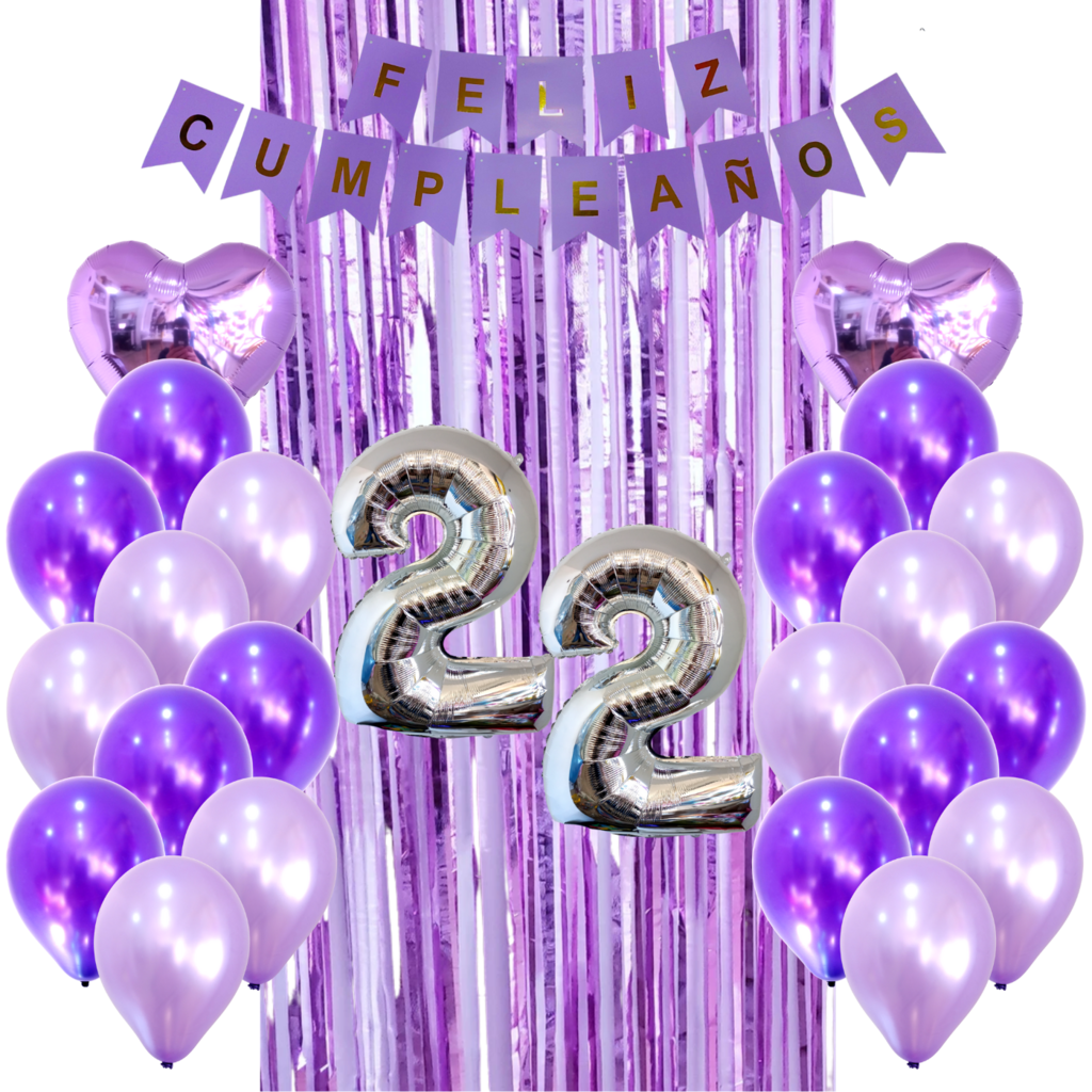 Fiesta de Cumpleaños FROZEN - Botón Púrpura