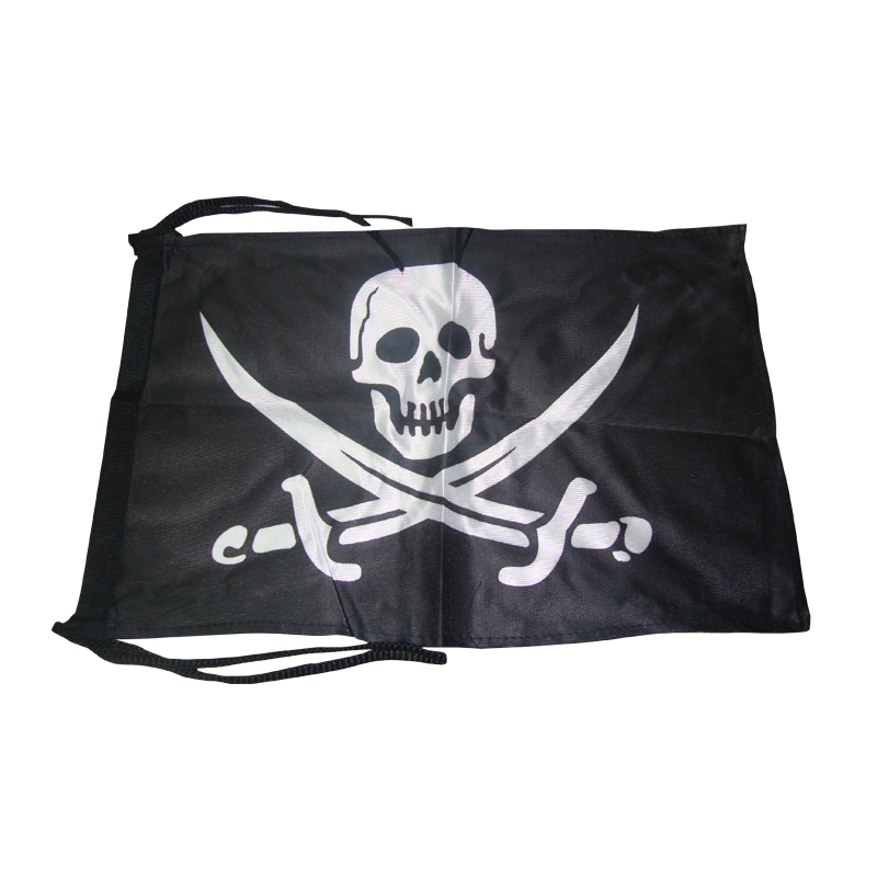 Bandera Pirata Náutica Reforzada 45x30 cm. Código 8087