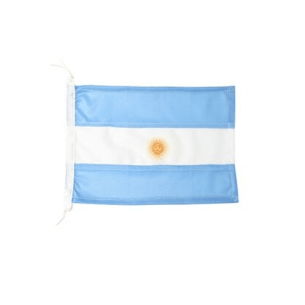 Bandera Argentina con sol