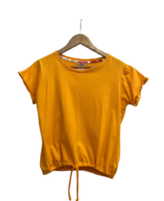 Remera de jersey frunce en ruedo varios colores en internet