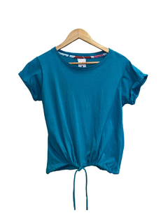 Remera de jersey frunce en ruedo varios colores - tienda online
