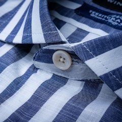 CAMISA RAYAS AZUL - comprar online