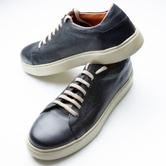 ZAPATILLAS CUERO NEGRO - SASTRERIA WINDSOR