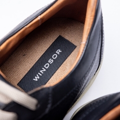 Imagen de ZAPATILLAS SARTORIA CUERO NEGRO